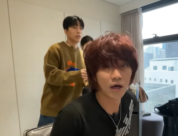  다나카상 가발쓴것일까?(헤어스타일 변신)