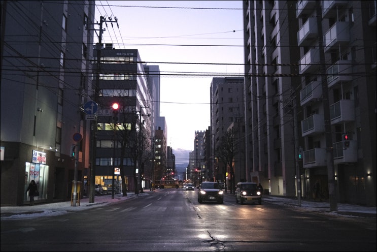  후지 X100V 홋카이도 삿포로 야경 스냅