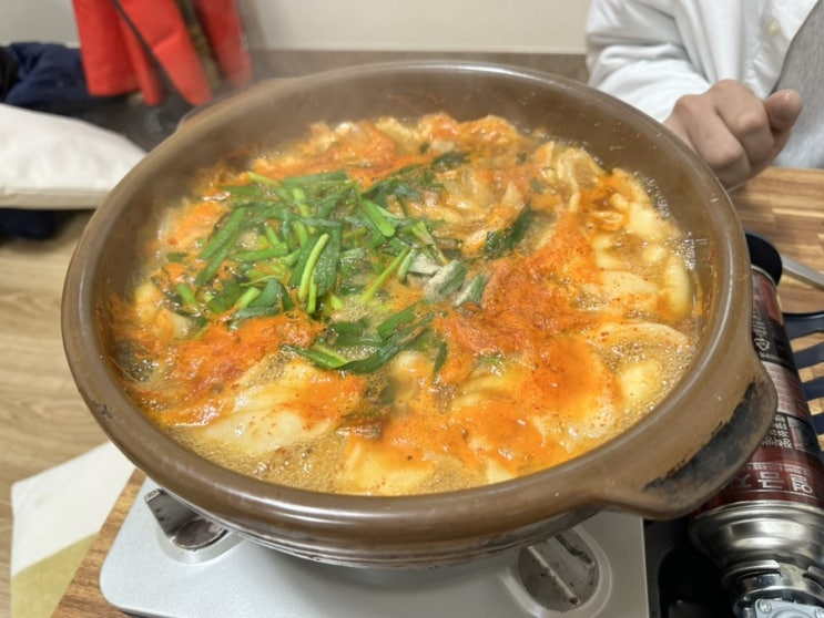  대전여행 점심 대전 송이네 손수제비 삼계탕 민물새우 수제비던져탕 후기