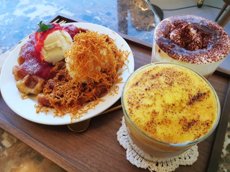  문경 점촌 영신숲 크로플 맛집 애견동반 카페 포내리 디저트