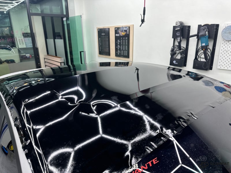 인천 서구 / 랩핑 / 인천서구 갈라진 루프스킨 제거부터 재시공까지 한 번에 시공 받은 후기 / 현대 / 아반떼