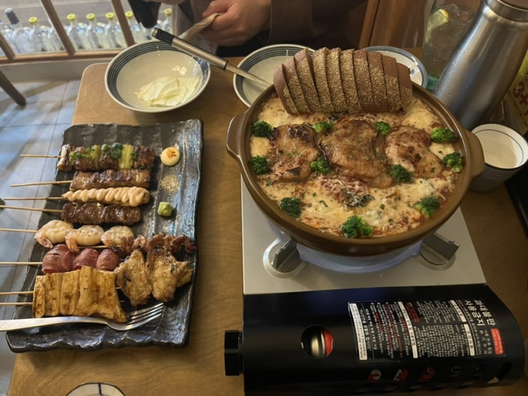  천안 불당동 맛집 이자카야 | 모둠꼬치와 가라아케, 나베가 맛있는 <비요리>에서 하이볼 한잔하러 재방문했습니다!