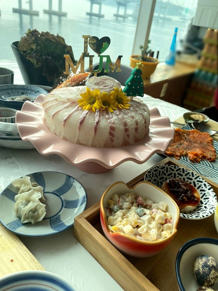  부산 광안리 횟집 회케이크 전문 하늘횟집