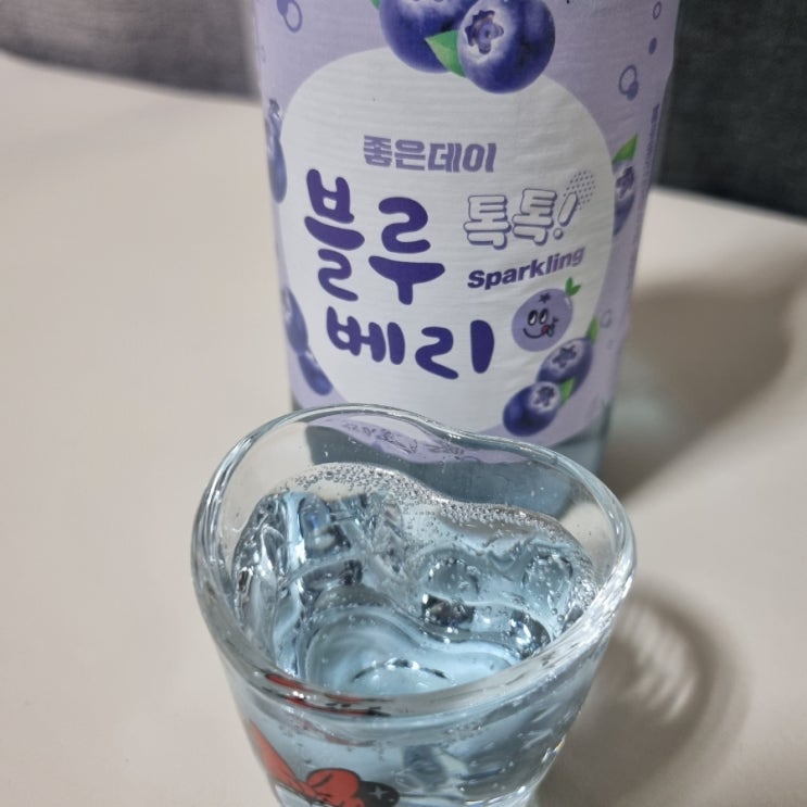  좋은데이 블루베리 톡톡 스파클링 소주