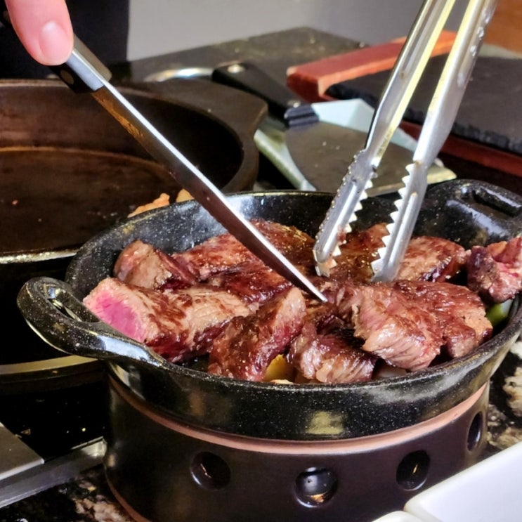 강남역 한우 연말모임장소 추천 최고였던 청담등심 소고기
