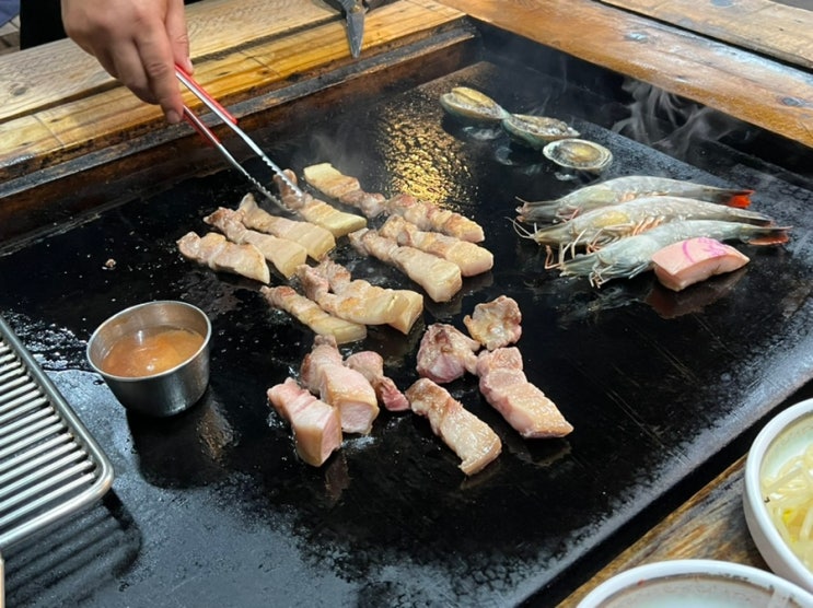  서귀포 흑돼지 맛집 한길정 캠핑 바베큐 감성이 느껴지는 곳
