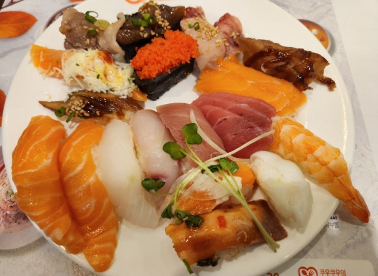  부산 강서구 맛집, 스시 뷔페 쿠우쿠우 프리미엄 명지직영점
