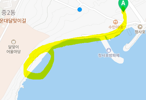 부산 해운대에 있는 청사포 몽돌해변 가는 방법