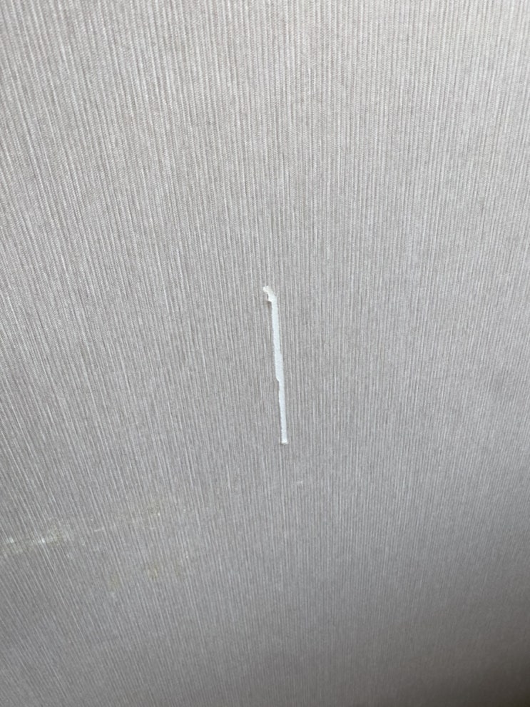  찢어진 겉 벽지 부분 복원, 벽 실크 벽지 뜯어짐 복원