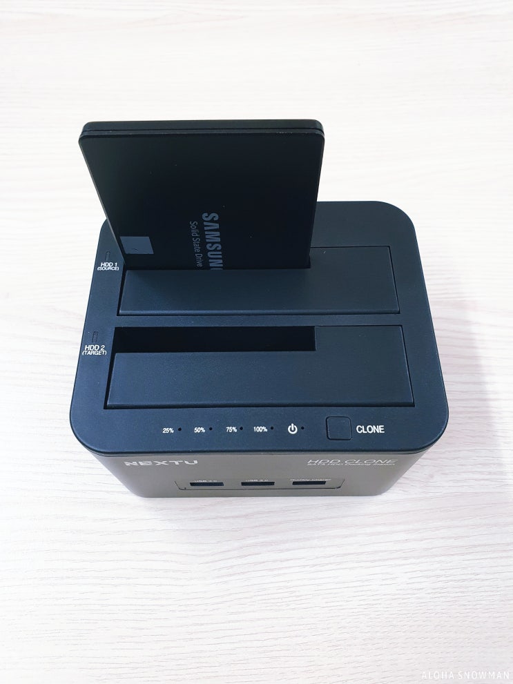  NEXTU 하드디스크 도킹스테이션 USB 3.0 2BAY (NEXT-964DCU3C) 언박싱 리뷰