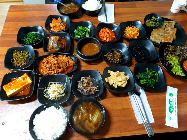  홍천 가성비 한식집 - 원골 [모내기 정식]
