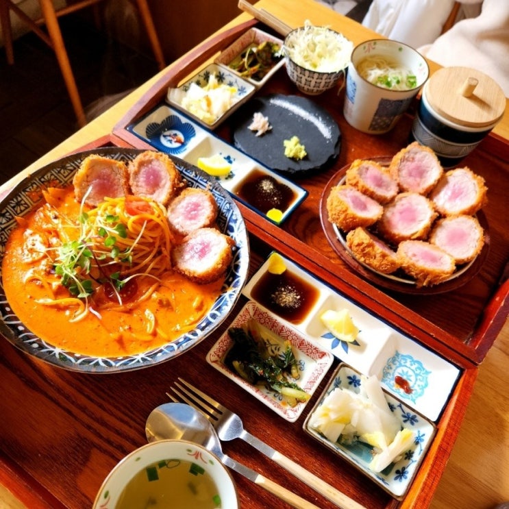  경양카츠, 일본식 돈카츠와 파스타를 함께! 송도타임스페이스 맛집