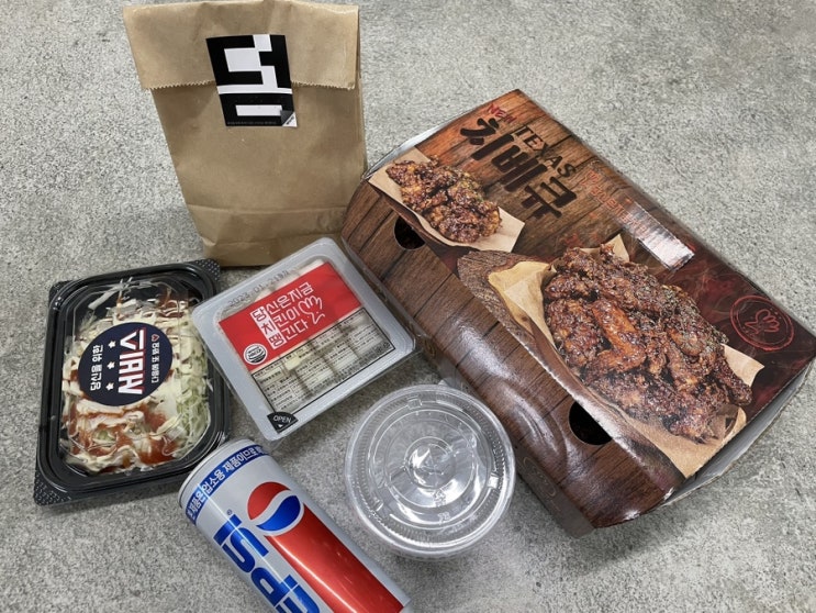  당치땡 신메뉴 텍사스 치베큐 광주 소촌동 치킨 리얼후기