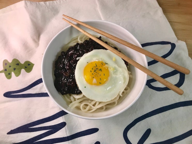  생칼국수면으로 짜장면 만들기 중국집 못지않은 비주얼 맛보장 소고기 자장면 중화요리