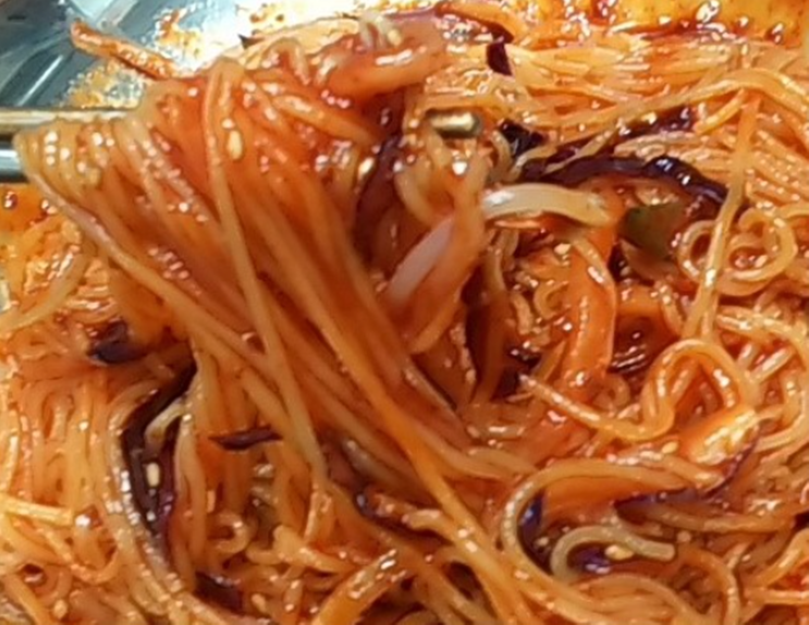  대구 서남시장 비빔국수 가격, 맛있게 먹은 비빔국수~