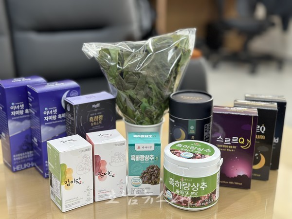  전남도, 천연소재 숙면효과 기능성 상추 ‘흑하랑’ 산업화