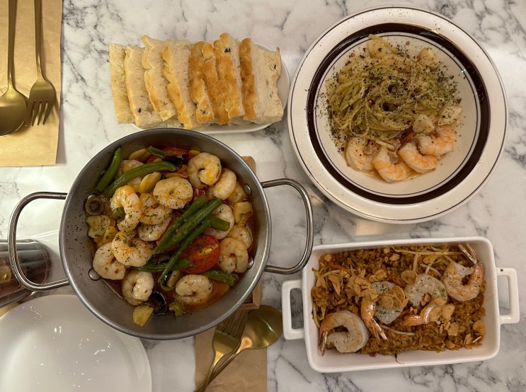  [소사역 맛집] 새우 공작소, 통통한 새우가 입안 가득한~! 나만 알고 있을 수 없다! #소사역맛집 #소사역파스타 #소사역새우공작소 #새우공작소 #소사역근처맛집 #부천맛집