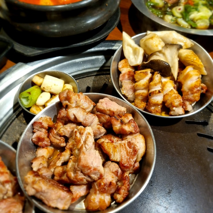  전주 고기집 아중리에 위치한 경성금돼지 맛있는 목살맛집