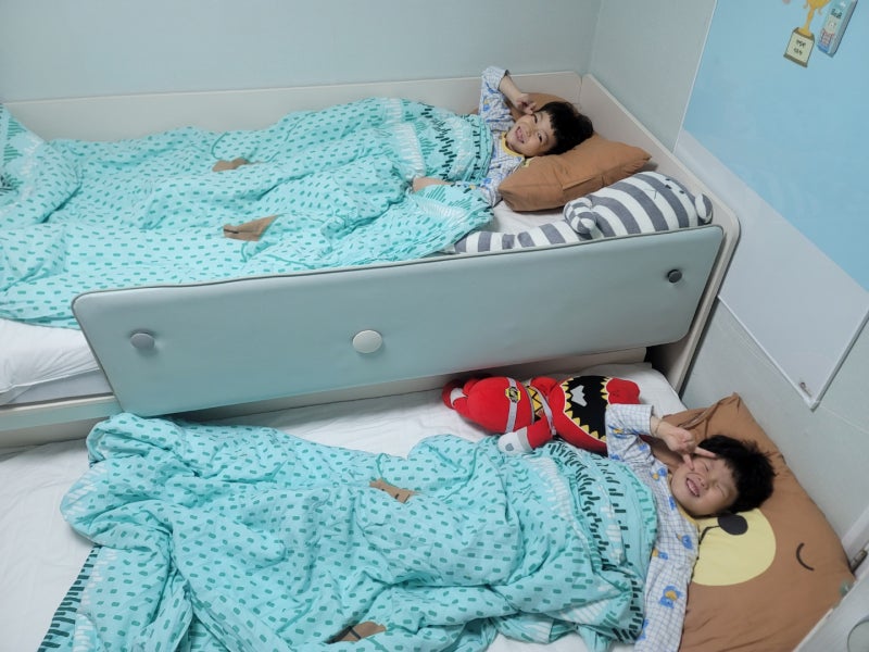 일룸 캐빈 슬라이딩 2단 침대 어린이형제 1년6개월 사용 후기