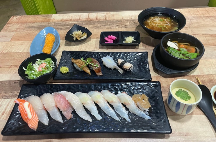  제주 삼화지구 맛집 - 혼밥하기 좋고 가성비로도 너무 좋은 강윤구스시야