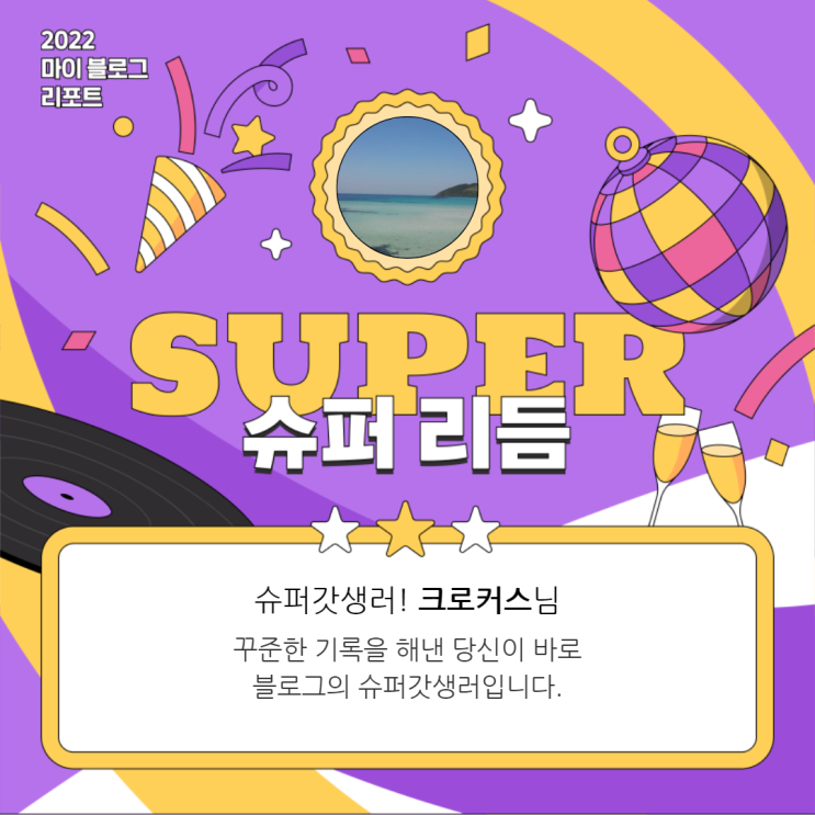  [2022 마이 블로그 리포트] 올해 활동 데이터로 알아보는 2022 나의 블로그 리듬