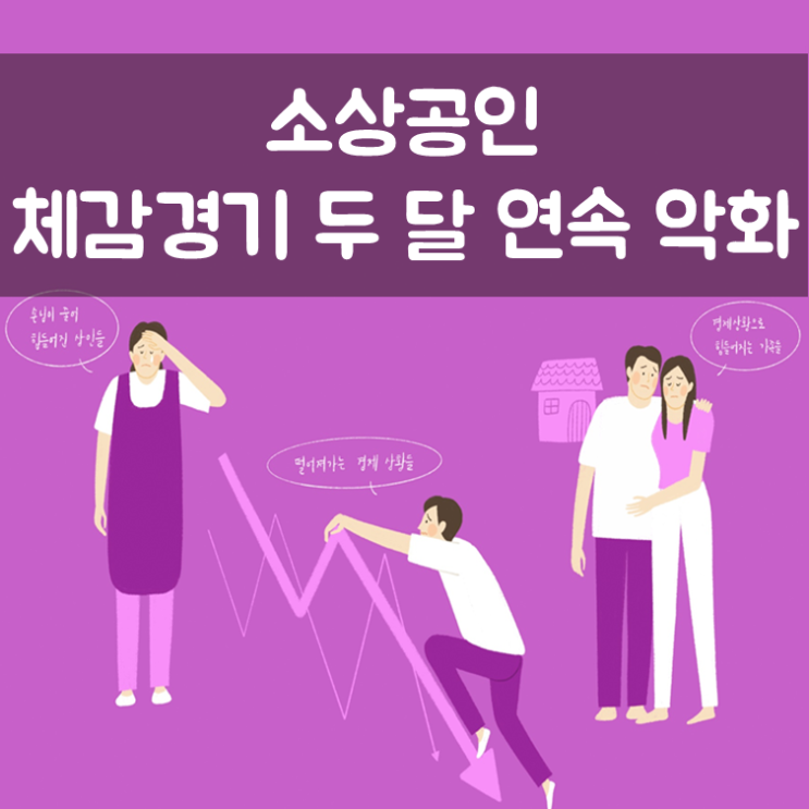  소상공인 체감경기 두 달 연속 악화