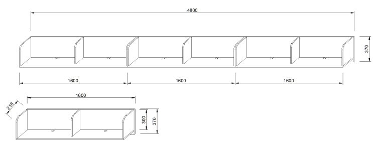  Wall-mounted Shelf 벽걸이 선반