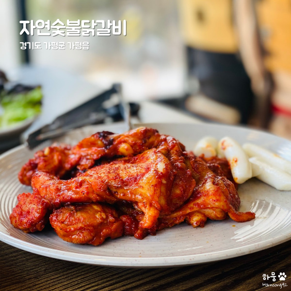  가평 남이섬 도보 1분 무료주차장 있는 맛집 자연숯불닭갈비