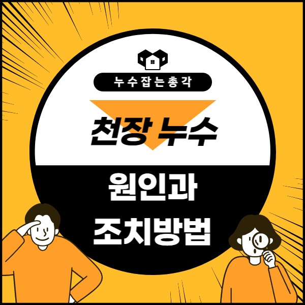  아파트 천장누수 원인과 조치방법 : 난방배관, 보일러배관 편