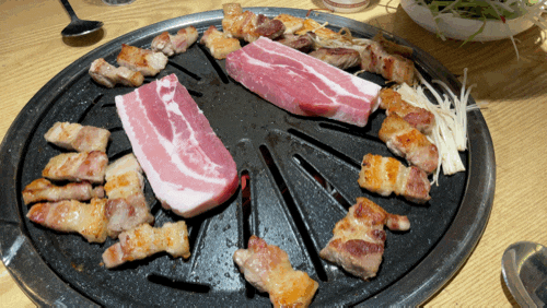  구월동 무한리필 고기집 , 구월동 고기뷔페 : 고기싸롱 인천시청점 , 주차가능 , 돼지고기 무한리필