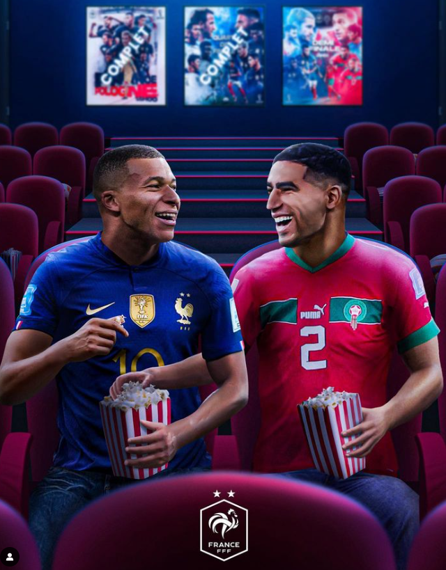  2022 FIFA 카타르 월드컵 준결승 프랑스 vs 모로코 15일 오전 4시,식민 지배국 vs 피지배국 간 수십 년 역사의 충돌,경기장 밖 충돌 가능성,경기결과 따른 정치적 파장