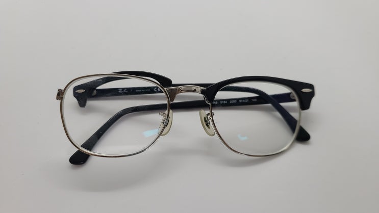 [안경수리] 레이벤 (RayBan) RB5154 하금테 파손 수리 안경수리점 레파로