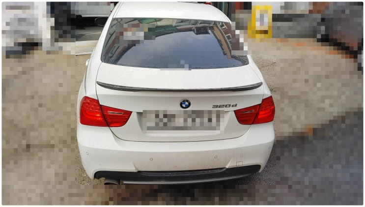  2011 BMW320D 전구경고등 서비스필요! 제논헤드라이트전구교환정비 , 부천벤츠BMW