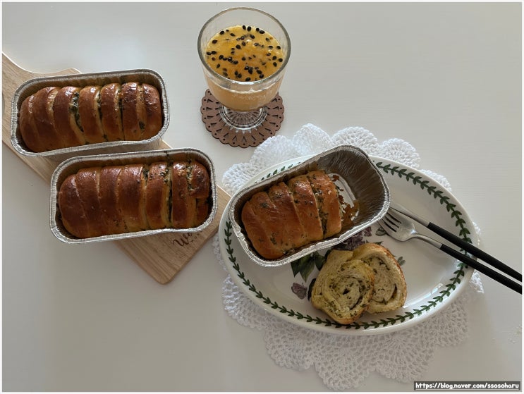  연유 듬뿍 갈릭연유브레드 Garlic Condensed milk Bread recipe