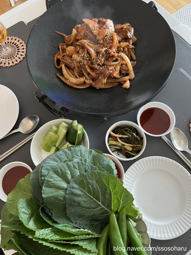  오삼불고기(feat.치즈볶음밥)