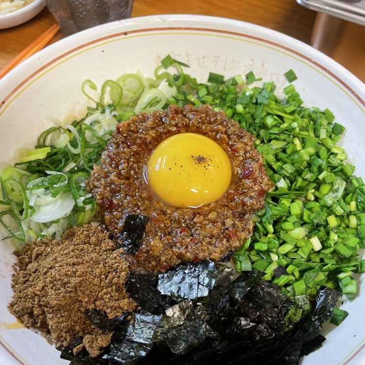  서촌 경복궁역 맛집 '칸다소바' = 실망없는 평타 마제소바맛집 서촌라멘
