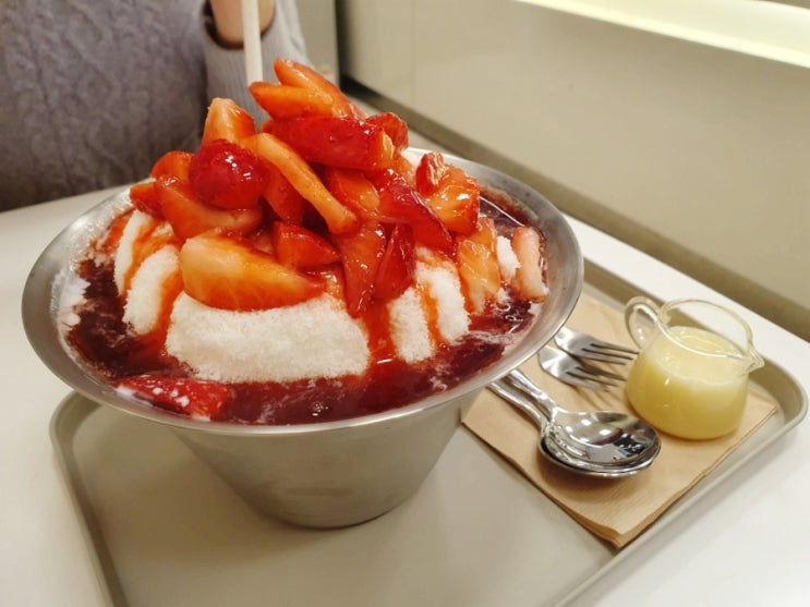  어린이대공원역 빙수 맛집 '빙츄르' 겨울엔 빙수지!