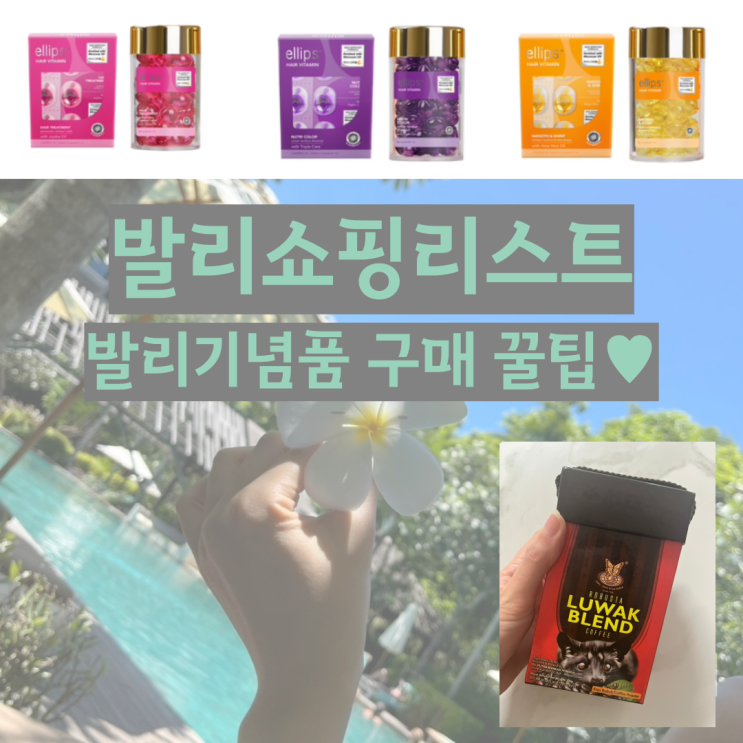  발리쇼핑리스트(발리기념품) - 저렴하게 사는 법
