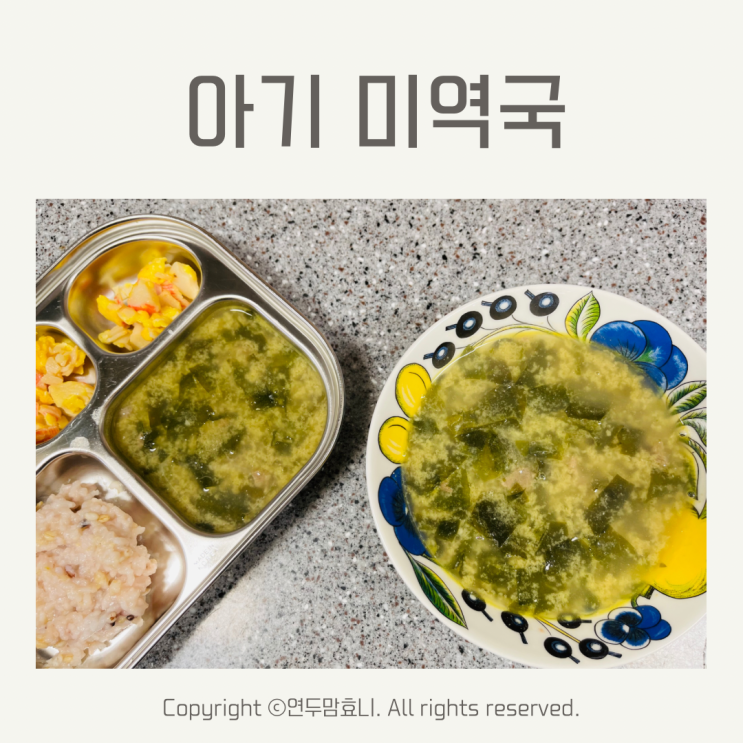 돌아기 미역국 들깨 소고기 넣은 아기국 어린이 유아식 식단 국 종류 돌아기 미역국 들깨 소고기 넣은 아기국 어린이 유아식 식단 국 종류