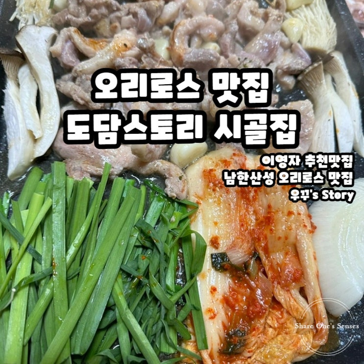 [경기/맛집] 이영자가 극찬한 오리로스 도담스토리 시골집!!