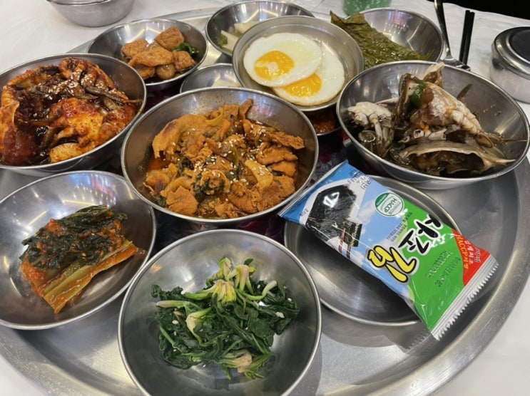  여수 게장백반 - 이순신광장 맛집 여수낭만항 게장 낭만백반 후기