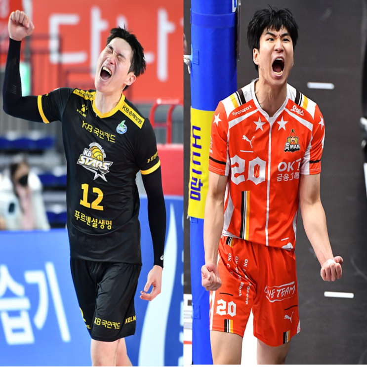 KB손해보험 OK금융그룹, V리그 남자배구 12월 16일 경기예상(KB OK, OK KB, 황경민 한성정 신승훈 레오 조재성 진상헌)