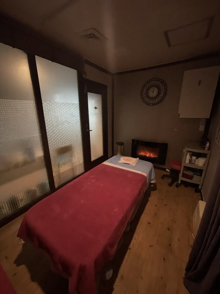  산본마사지 힐링케어 : 15년 경력! 아늑한 분위기, 불멍하면서 마사지받기