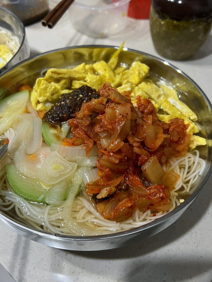 잔치국수 만들기 : 저녁메뉴 요리하기 잔치국수 만들기 : 저녁메뉴 요리하기