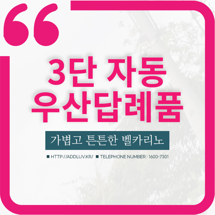 3단 자동우산 가볍고 튼튼한 답례품