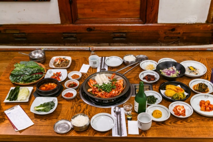 황리단길 맛집 오리불고기 쌈밥에 비빔밥 배부르게 먹고온 곳! 별채반 교동쌈밥