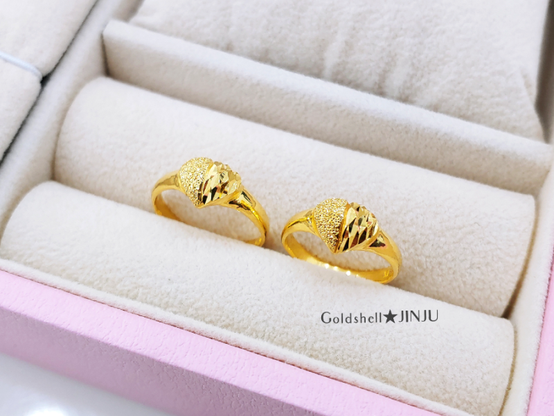 『Goldshell★JINJU』순금하트1돈반지 24K하트반지 순금하트반지 순금1돈반지디자인 순금여자반....