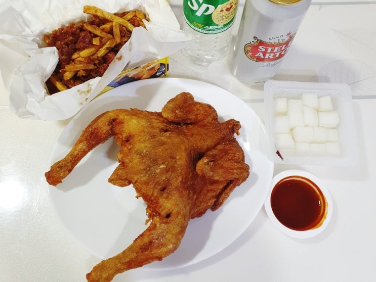 맛있는 치킨 추천 가마치 통닭 리뷰 옛날통닭 간장양념똥집튀김