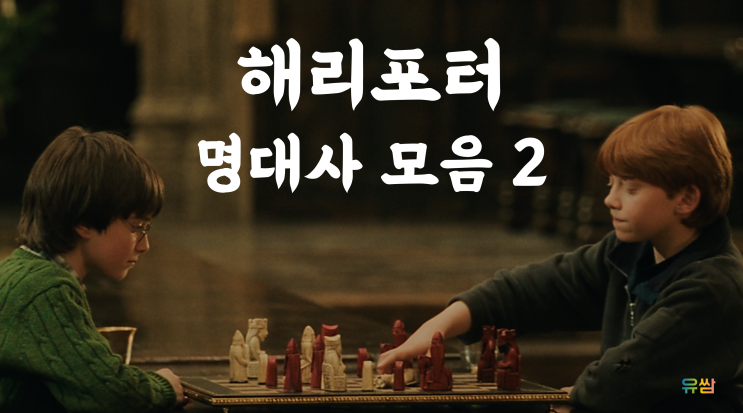  해리포터 명대사 모음 2 - 무슨 일이 있어도 우리는 너와 함께할거야