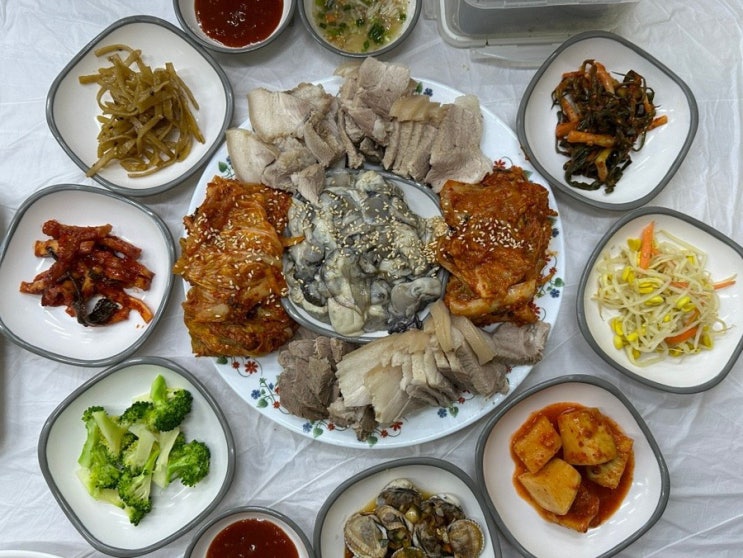 광주 굴보쌈 남광주 시장 복순이네 맛집